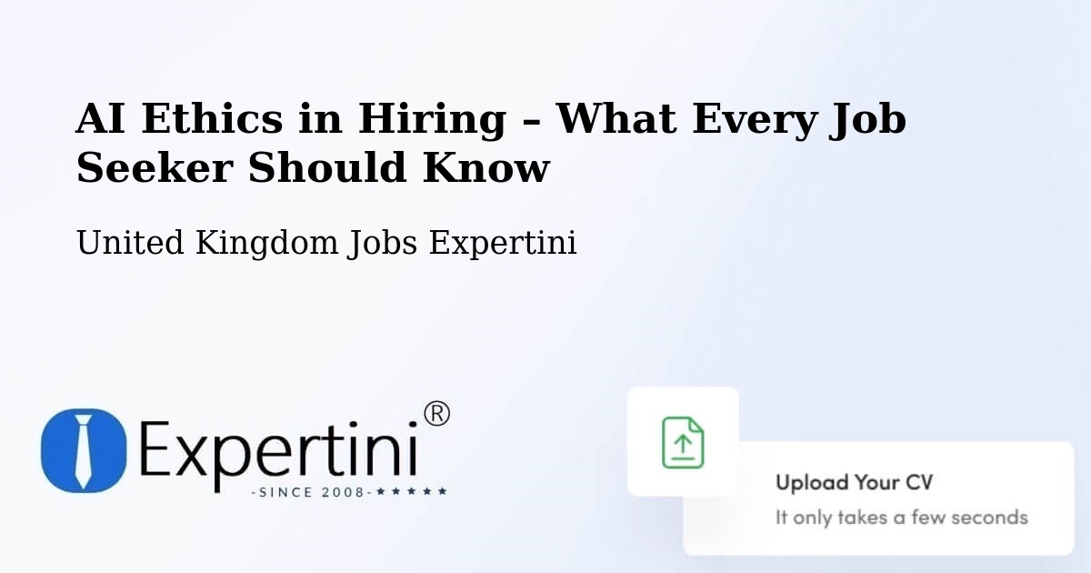 AI Ethics in Recruitment & Hiring – Hackleton - Hackleton, United Kingdom Jobs Expertini