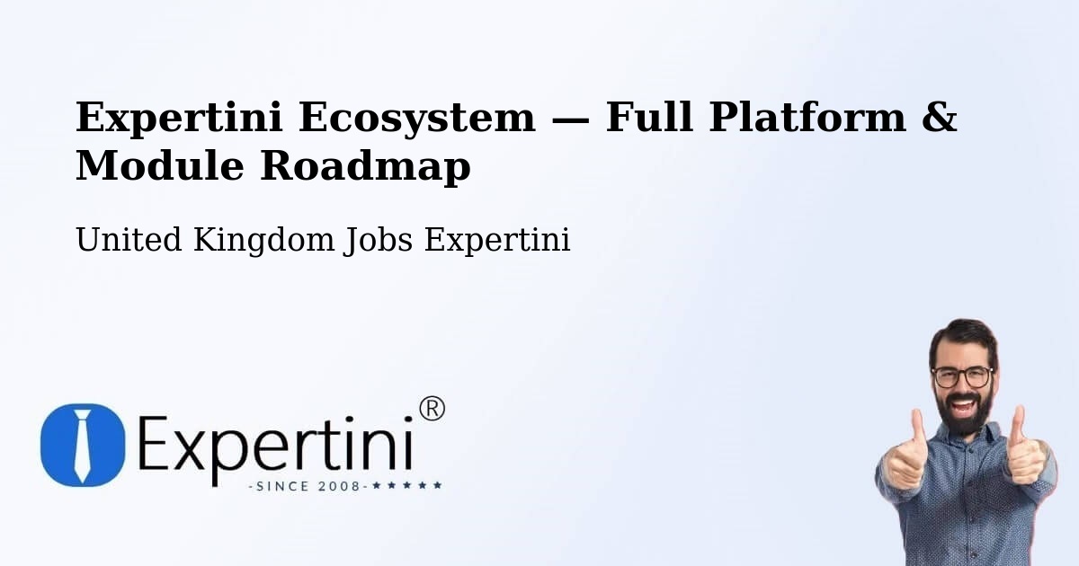 Expertini Ecosystem — Full Platform & Module Roadmap – Hackleton